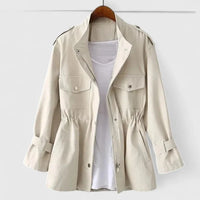 Alionora | Women's Double-Breasted Overcoat with Belt and Deep Pockets