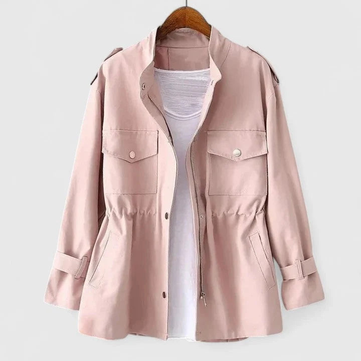 Women's double-breasted overcoat