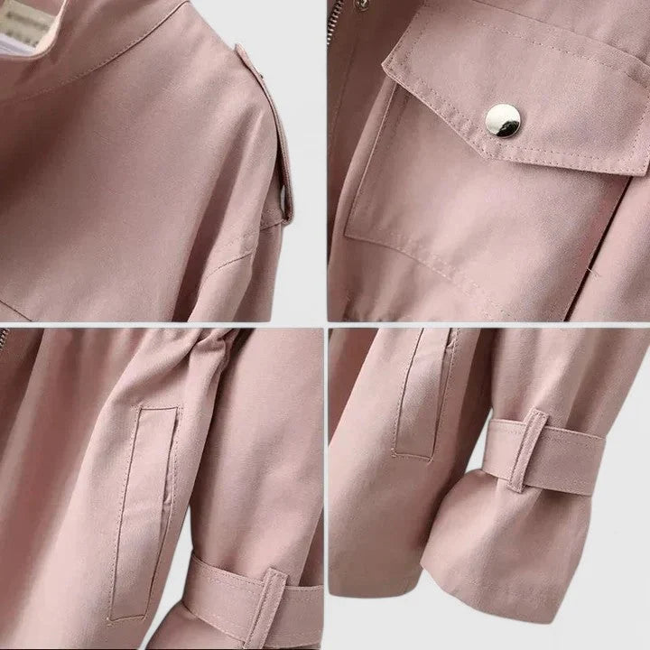 Women's double-breasted overcoat
