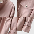 Women's double-breasted overcoat