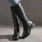 Women's light brown classic cushioned comfort boots with padded insole