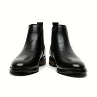 Ashford | Men's Refined Pointed-Toe Chelsea Boots with Elastic Panels