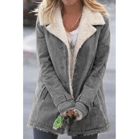 Brynn | Women's Sherpa-Lined Denim Coat with Notch Lapel Collar