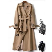 Clarissa | Women's Belted Double-Breasted Trench Coat for Winter