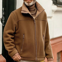 Kellan | Men's Full-Zip Fleece Jacket with Sherpa Collar Trim