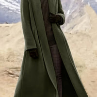 Cordelia | Women's Tailored Longline Coat with Structured Notch Collar