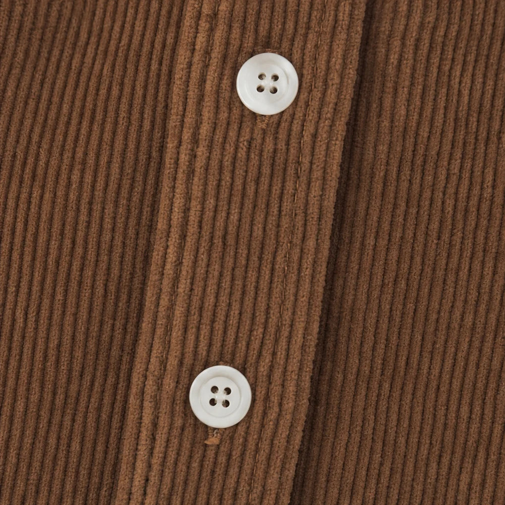 Women's corduroy shirt dress