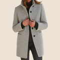 Women's gray tailored coat