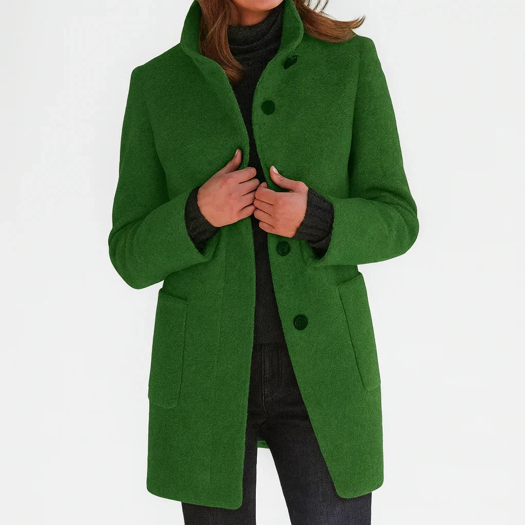 Women's green tailored coat