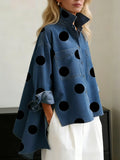 Women's blue denim shirt