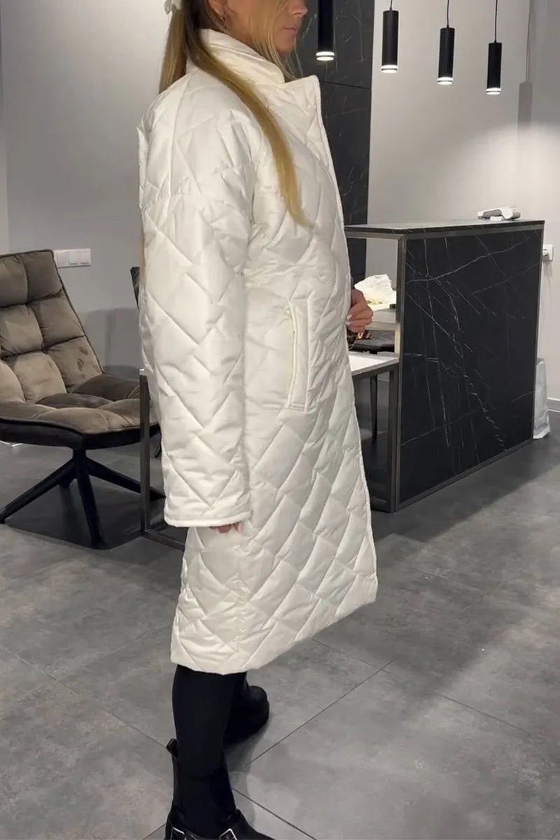 Women's reversible quilted coat