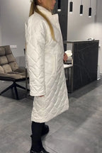 Women's reversible quilted coat