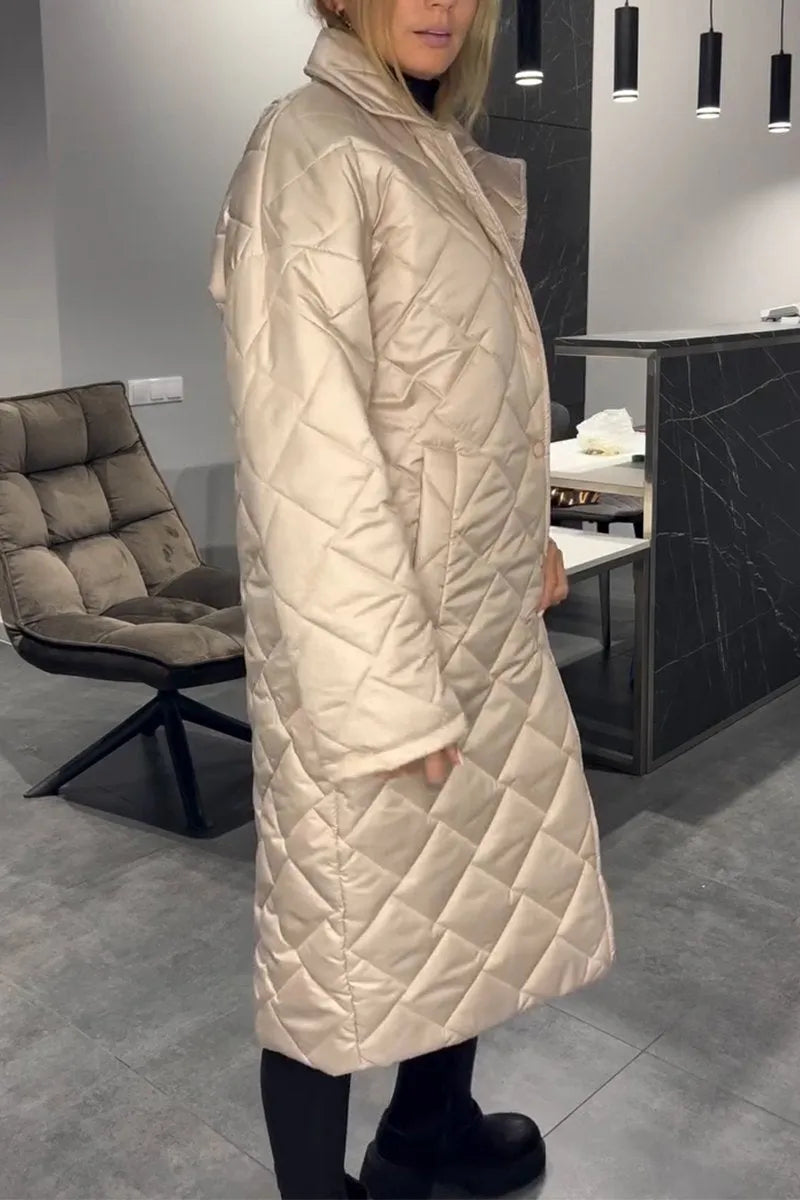 Women's reversible quilted coat