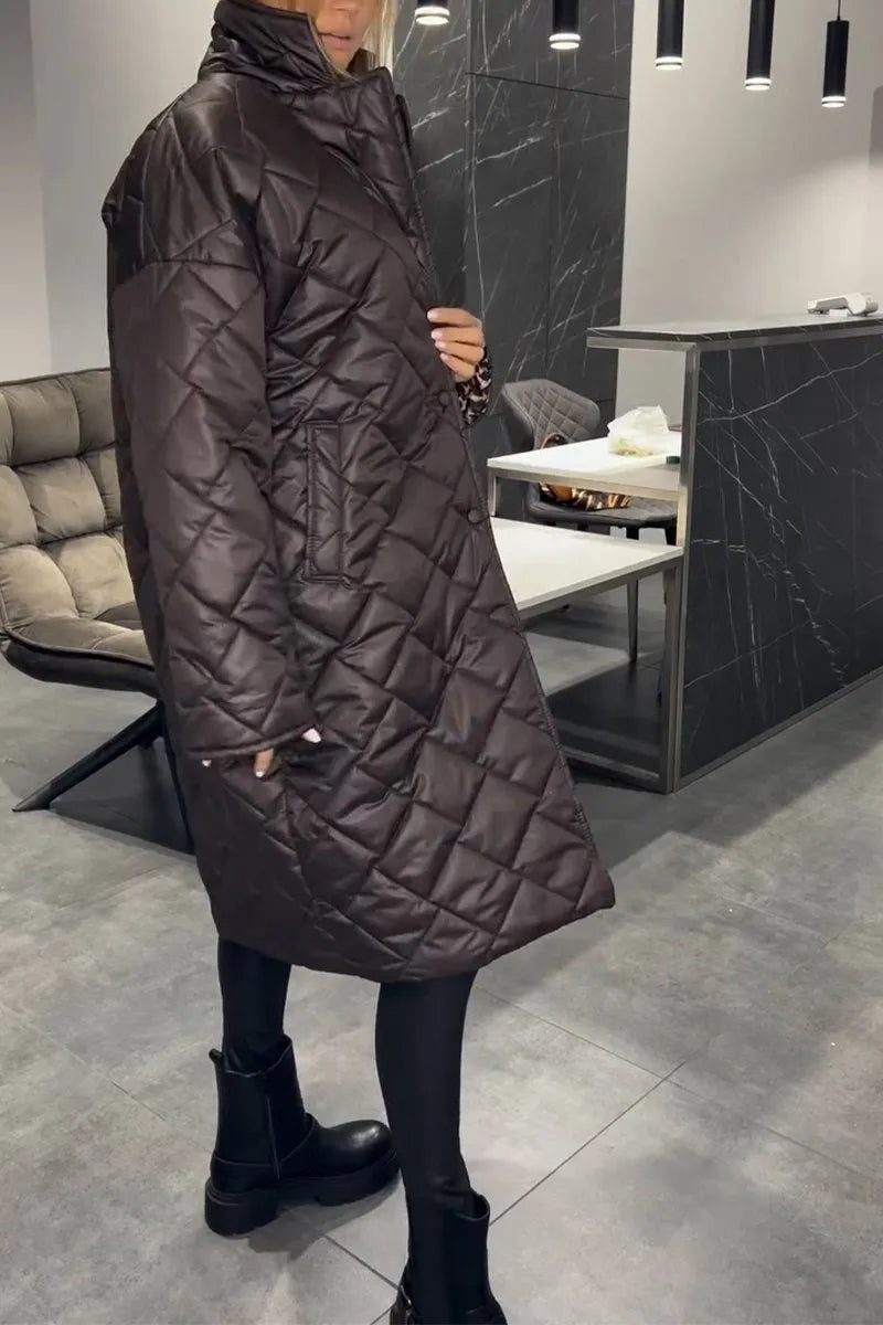 Women's reversible quilted coat