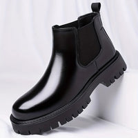 Holbrook | Men's Rugged Chelsea Boots with Chunky Lug Sole for Winter