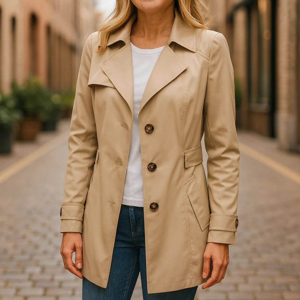 Women's tailored trench coat