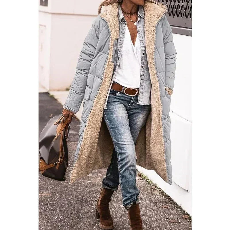 Women's gray winter coat