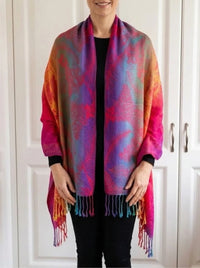 Rebecca | Women's Soft Cashmere Wrap Scarf for Cold-Weather Outfits