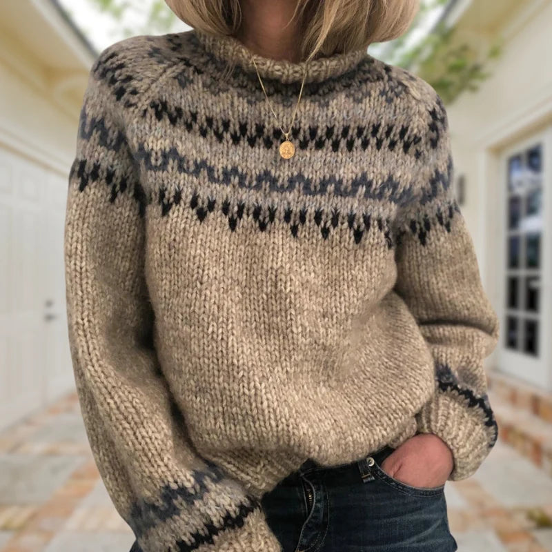 Women's soft knit sweater