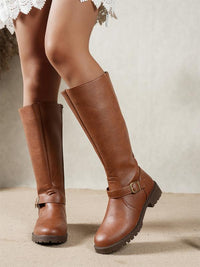 Louisa | Women's Vintage Low-Heel Boots, with Easy Slip-On Fit