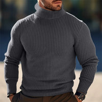 Percy | Men's Casual Ribbed Knit Turtleneck Sweater for Winter