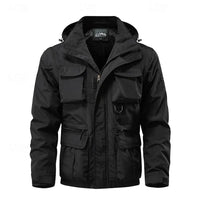 Rhodes | Men's Hooded Utility Field Jacket with Multiple Pockets