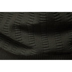 Men's army green ribbed half-zip sweater, knit texture detail