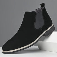 Silas | Men's Refined Dress Chelsea Boots, with Elastic Side Gussets