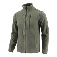 Tanner | Men's Stand-Collar Full-Zip Fleece Jacket with Chest Pocket