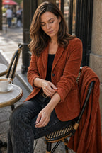 Women's corduroy-look jacket