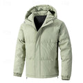 Men's green insulated Hooded Puffer Jacket, Big & Tall Fit