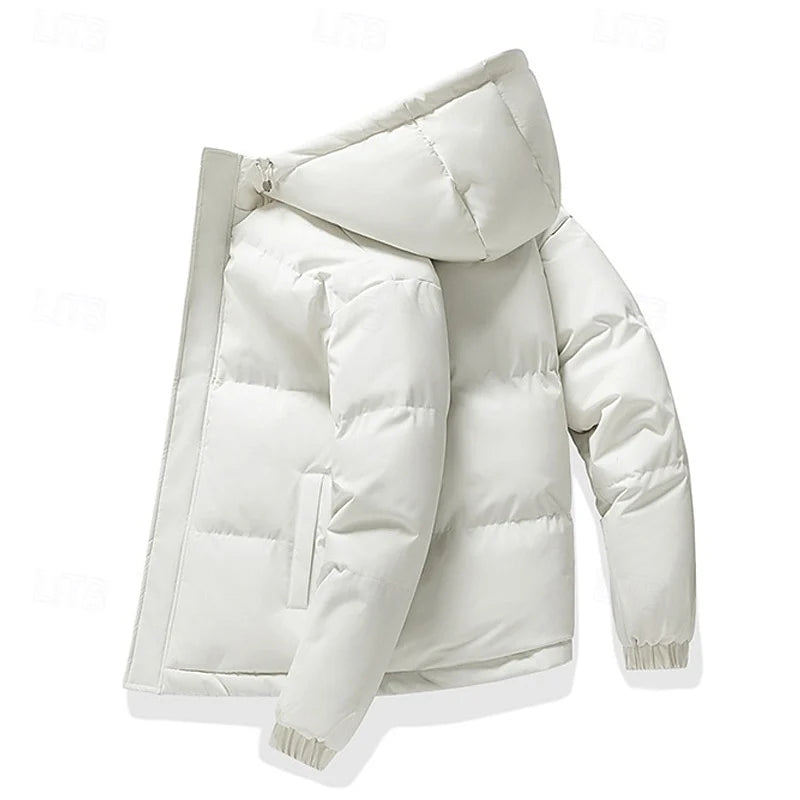 Men's brown insulated Hooded Puffer Jacket, Big & Tall Fit