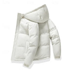 Men's brown insulated Hooded Puffer Jacket, Big & Tall Fit