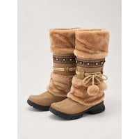 Wren | Women's Cozy Boho Mid-Calf Winter Boots, with Pull-On Fit